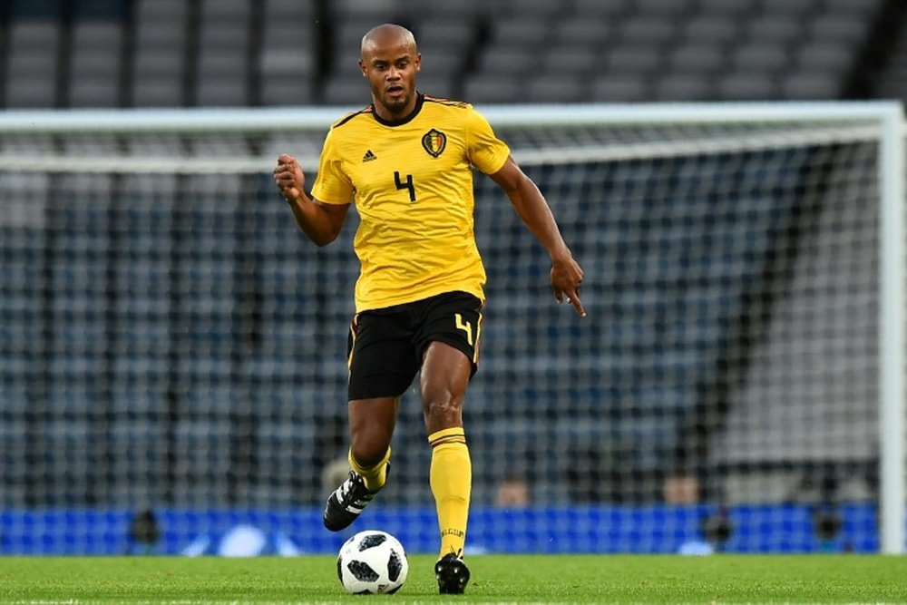 Le défenseur belge Vincent Kompany. AFP