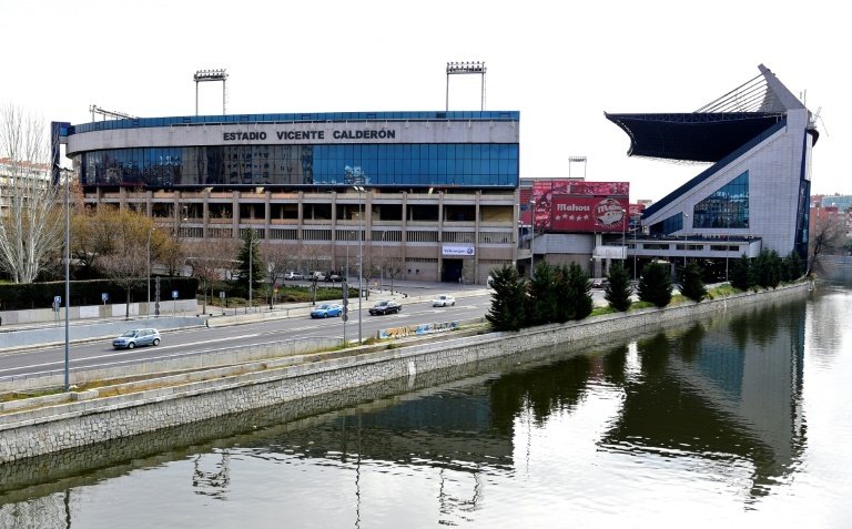 Vue générale du stade Vicente Calderon, le 20 janvier 2015 à Madrid. AFP