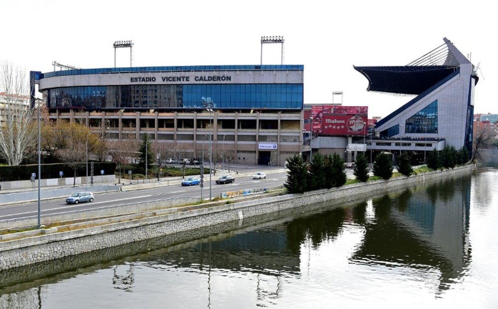 Vue générale du stade Vicente Calderon, le 20 janvier 2015 à Madrid. AFP