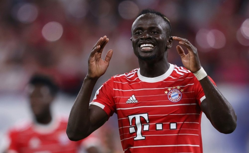 Pour sa première sortie officielle, Mané s'offre un but et une Supercoupe avec le Bayern. AFP
