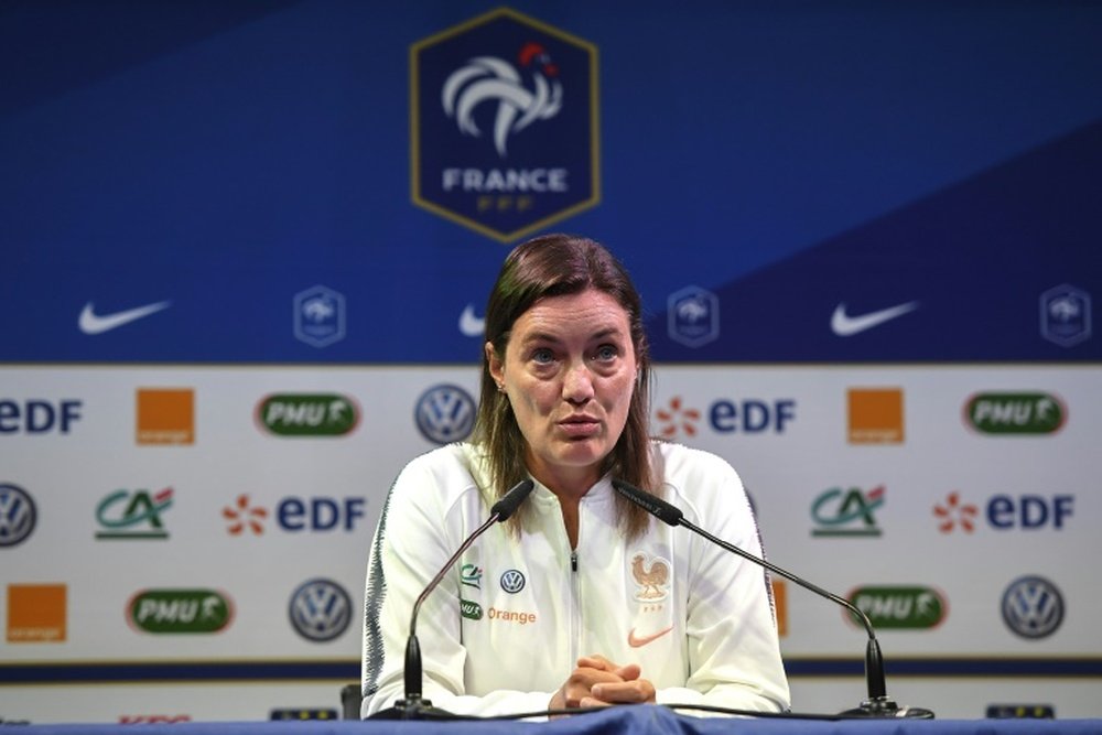 Corinne Diacre s'exprime sur le cas Henry. AFP