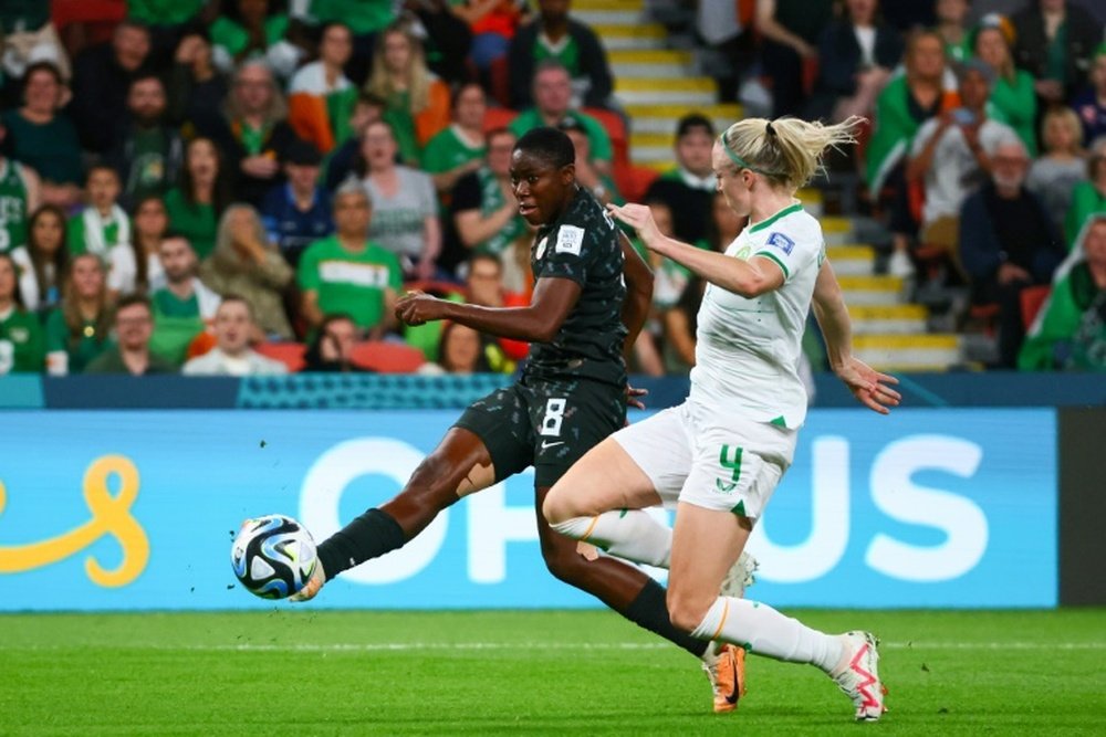 Asisat Oshoala, un but, des records et une image. Afp
