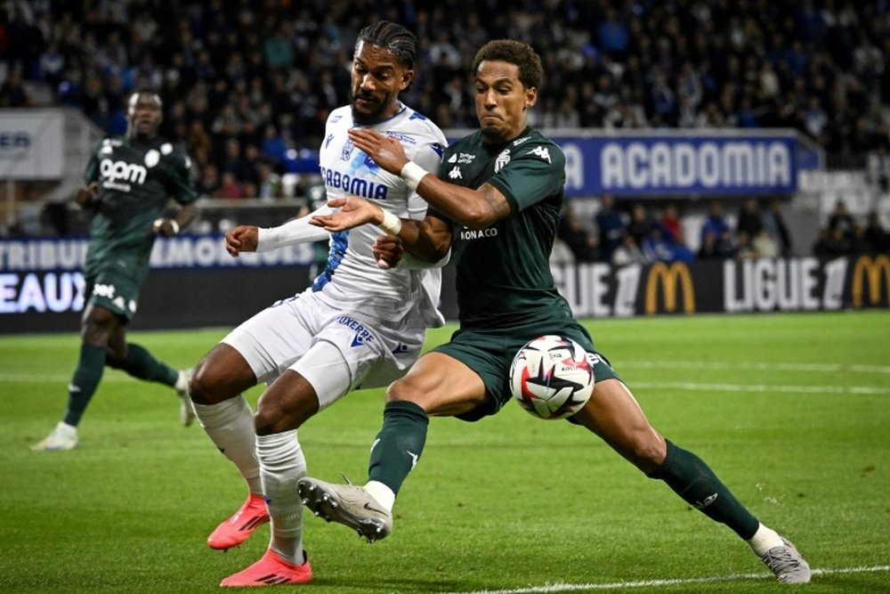 Monaco gagne à Auxerre sans souffrir. AFP