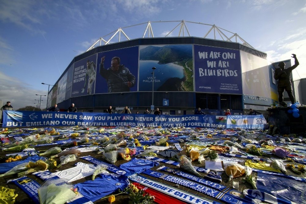 Le club de Cardiff sera représenté aux funérailles de Sala. AFP