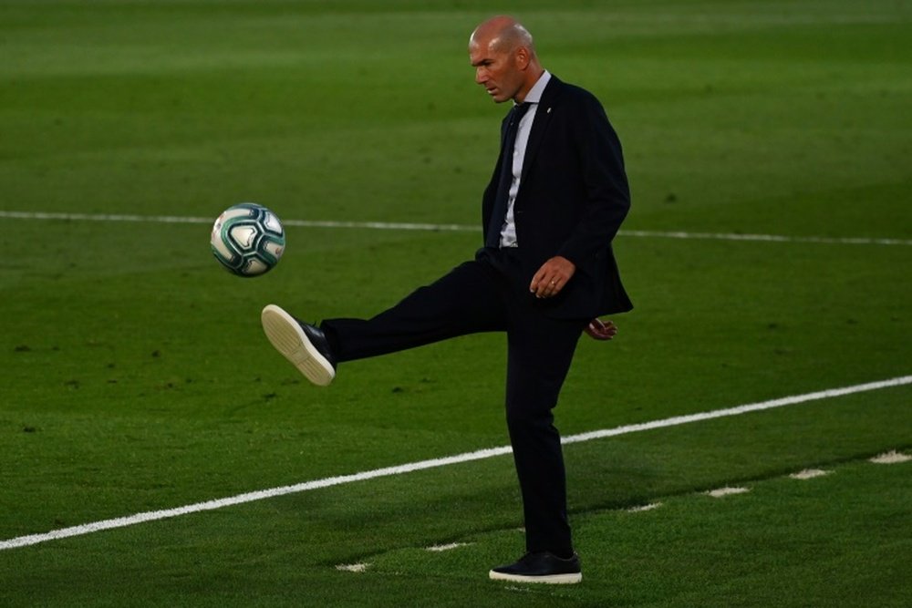 Zidane et le Real Madrid, nouvelle saison pour un doublé. afp