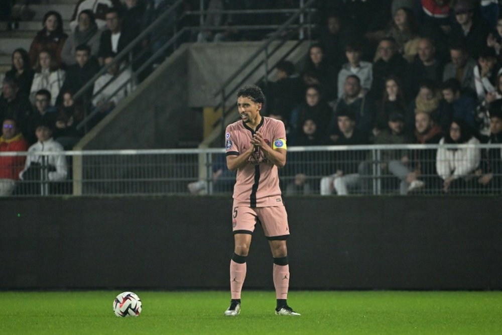 Le défenseur brésilien du Paris Saint-Germain, Marquinhos. AFP