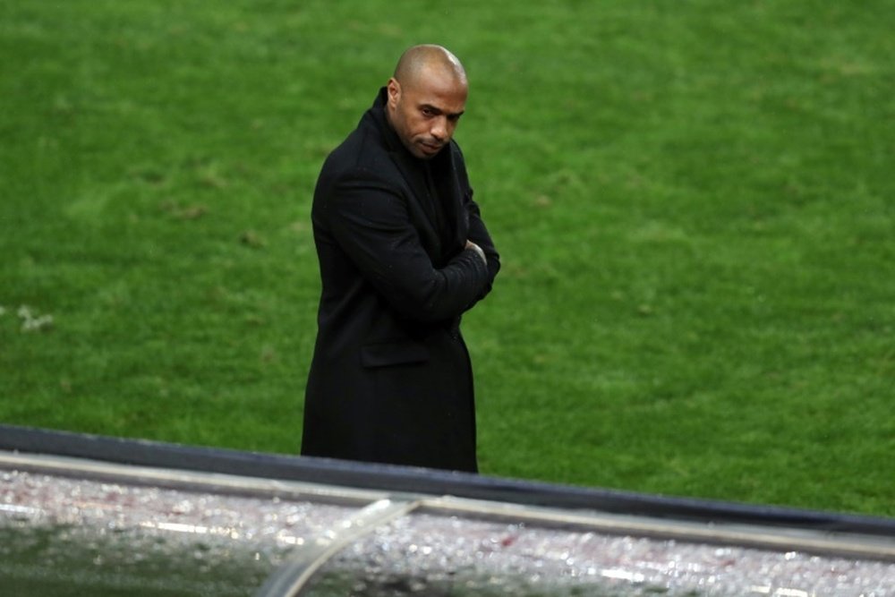 Thierry Henry, lors du match de phase de groupes. AFP