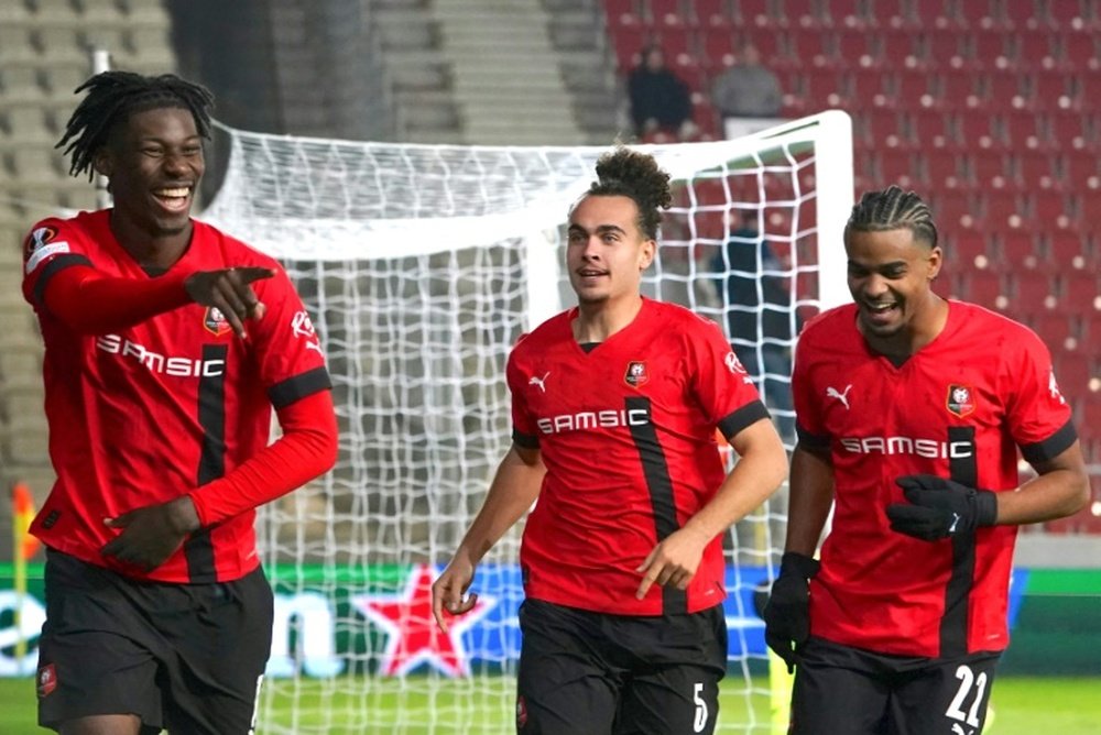 Rennes toujours en course pour les huitièmes après sa victoire contre Kiev. afp