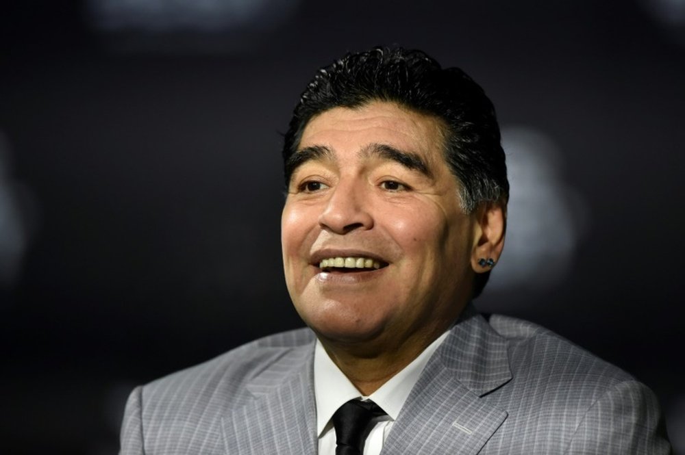 Diego Maradona, icône du football et de tous les excès. AFP