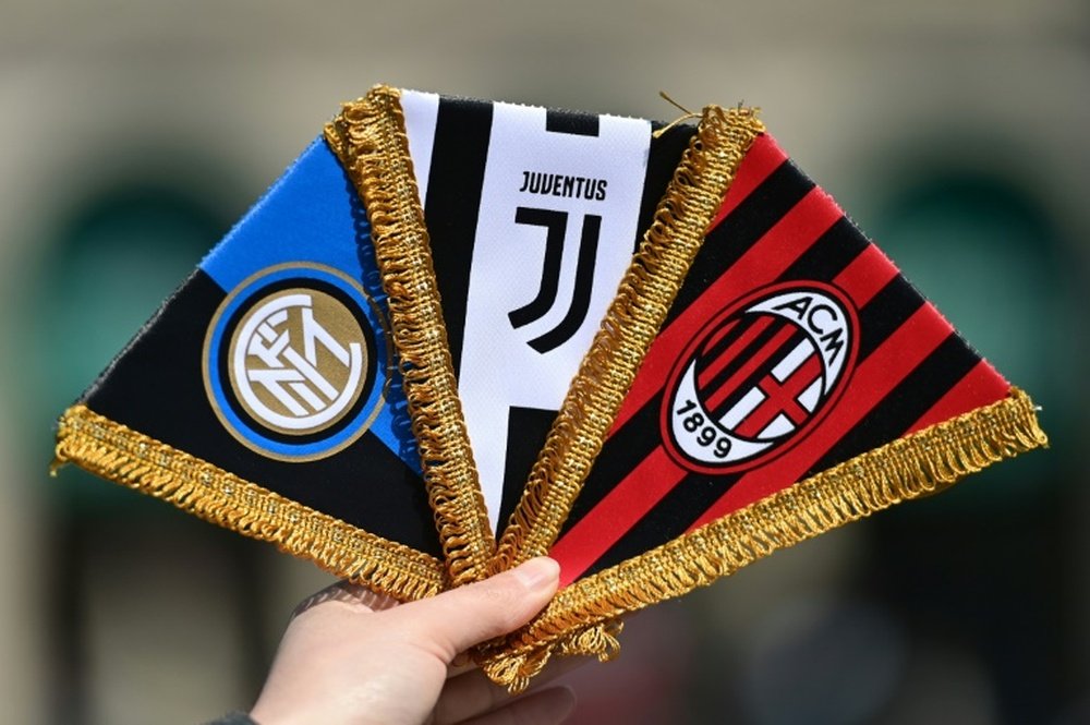 Les clubs italiens renoncent au projet, pas forcément à l'idée. AFP