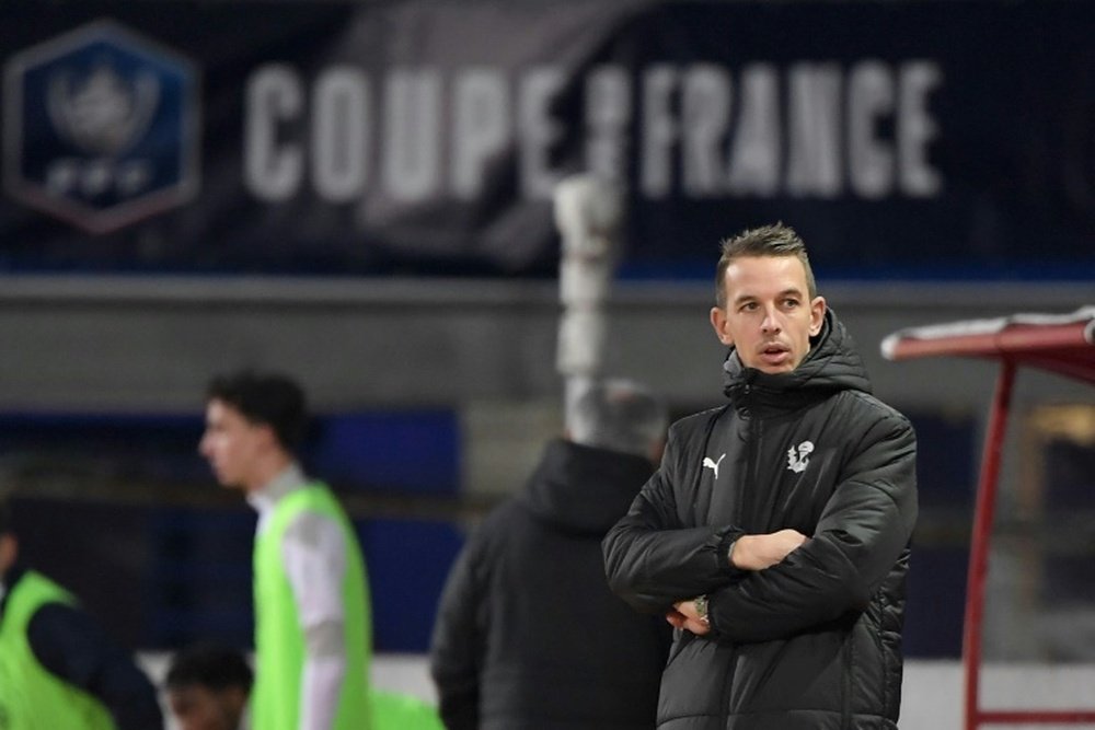 Benoît Pedretti limogé de son poste d'entraîneur de Nancy. AFP