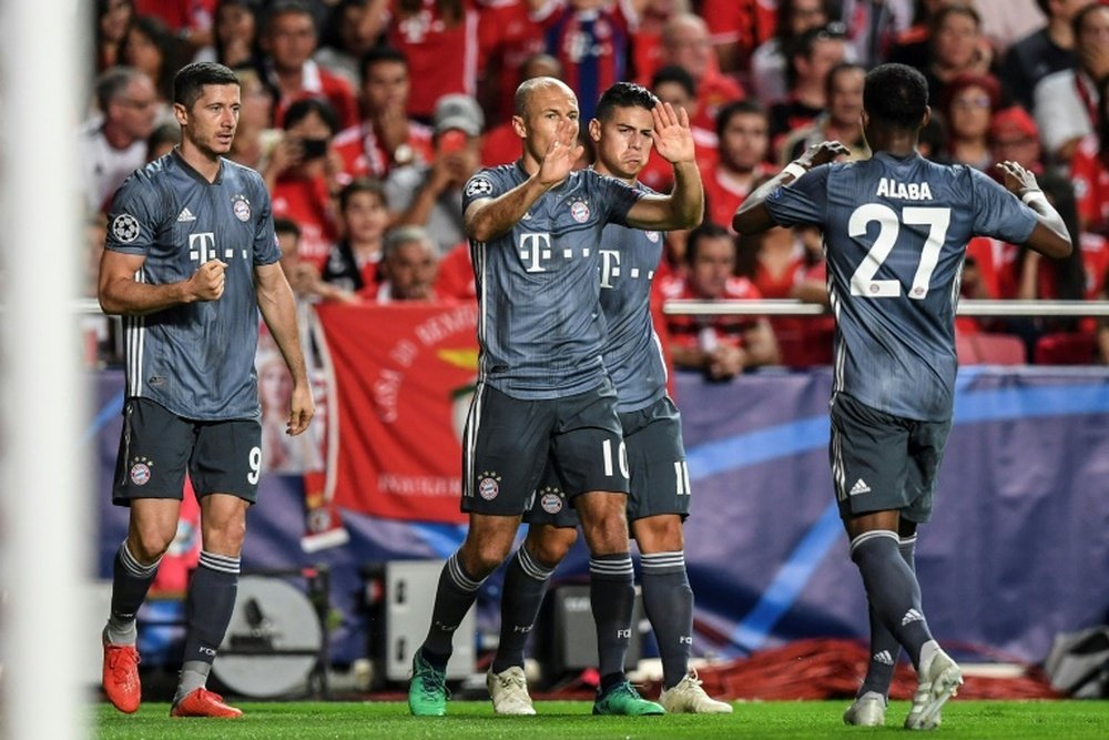 Le Bayern commence idealement sa campagne de C1. AFP