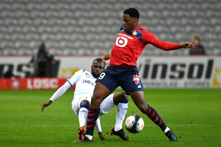 A Lille, Jonathan David enfin décisif. afp