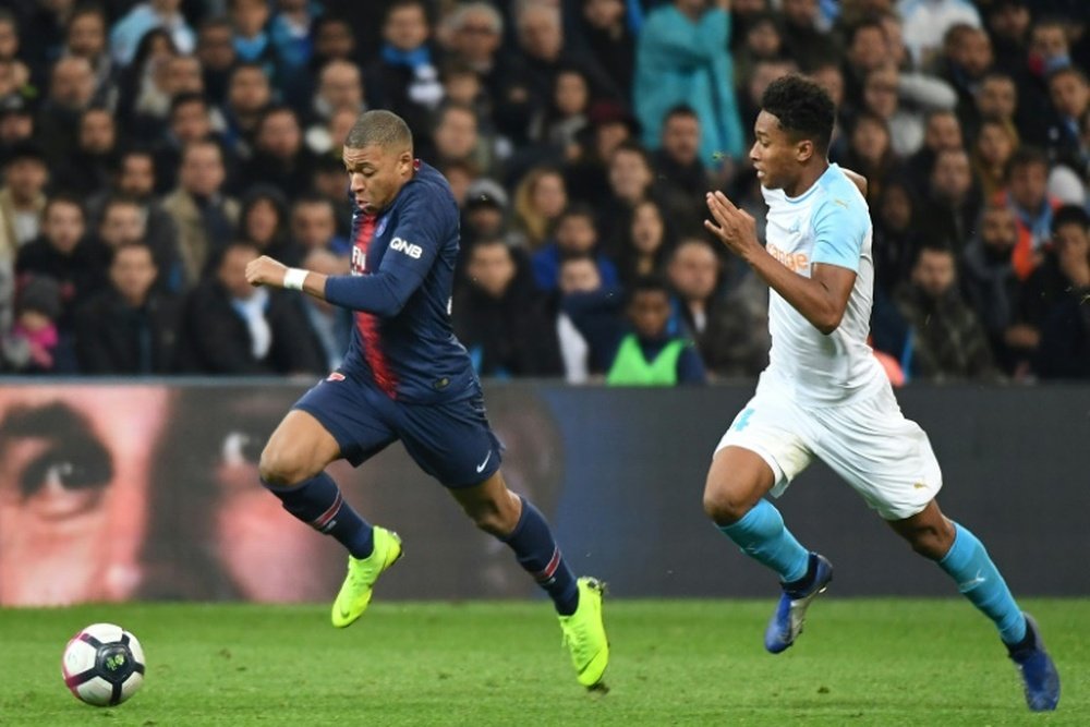 L'attaquant du PSG Kylian Mbappé. AFP