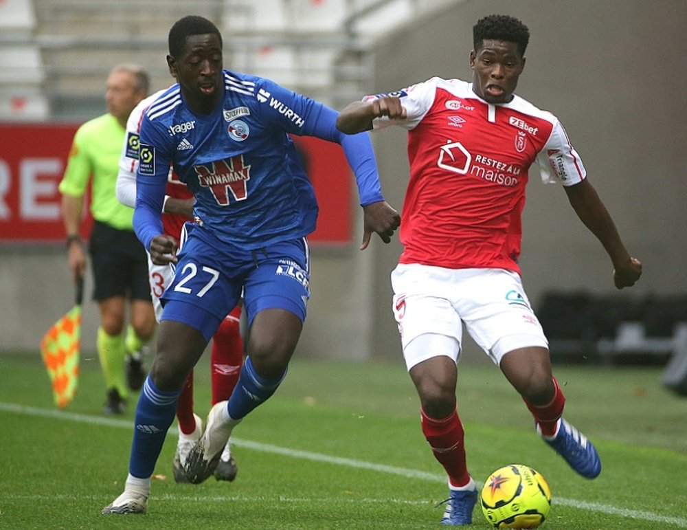 Munetsi et Kadewere, un Reims-Lyon sous le signe du Zimbabwe. AFP