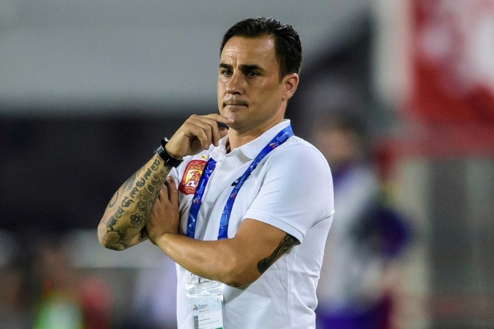 Cannavaro en sursis et réprimandé par le Guangzhou Evergrande. AFP