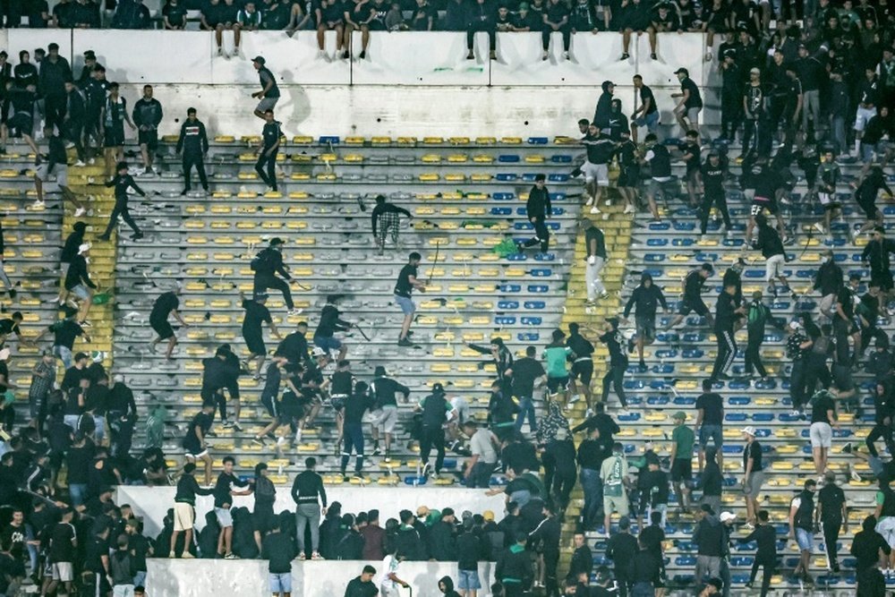 Incidents lors d'un match de Coupe d'Afrique au Maroc, décès d'une jeune femme .afp