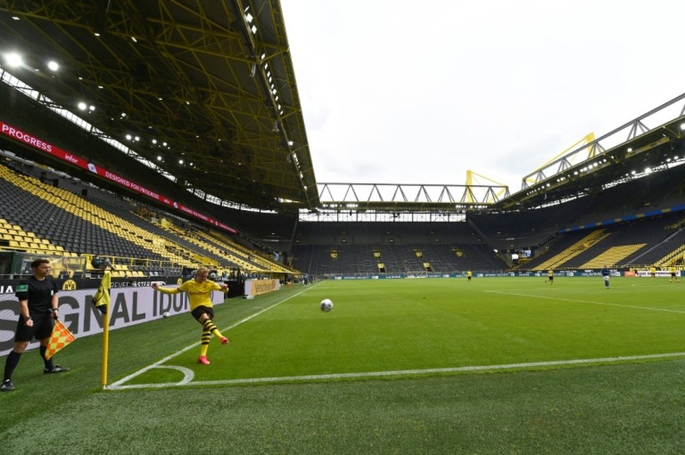 Dortmund dans le silence pour le derby de la ruhr. AFP