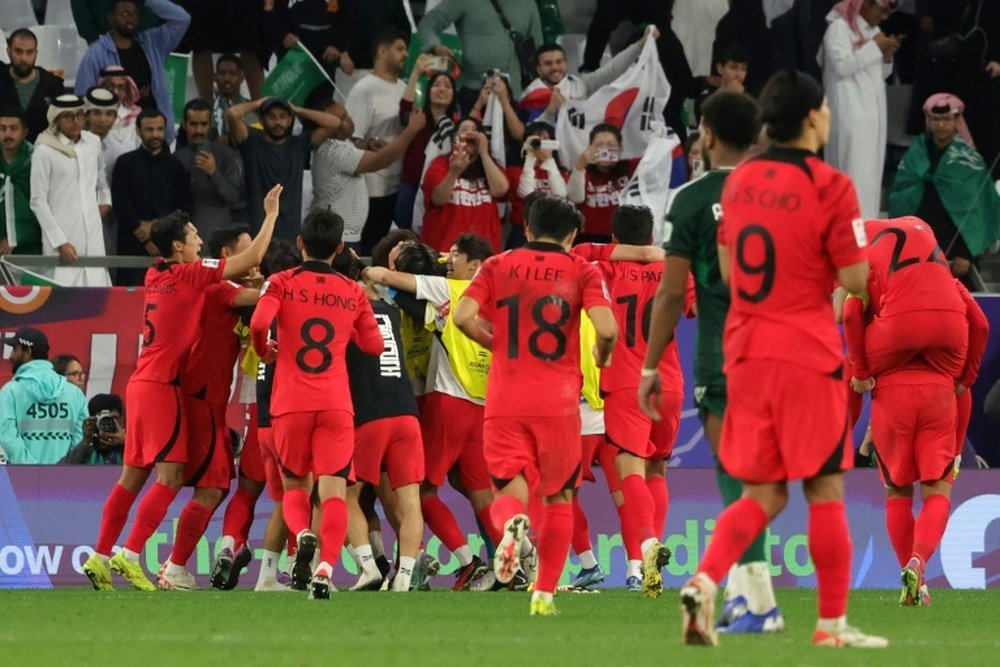 la Corée du Sud de Klinsmann renverse l'Arabie saoudite de Mancini. afp