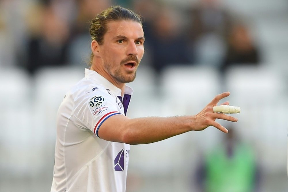 Yannick Cahuzac, guide du RC Lens pour le retour dans l'élite. afp