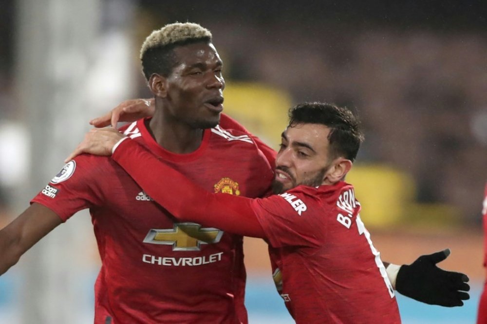 Le retour en forme de Pogba, la bonne résolution de 2021. afp