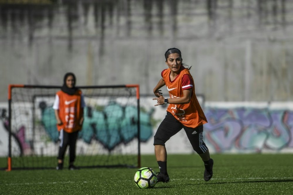 Des footballeuses afghanes se réfugient au Portugal où elles ont pu rejouer. AFP