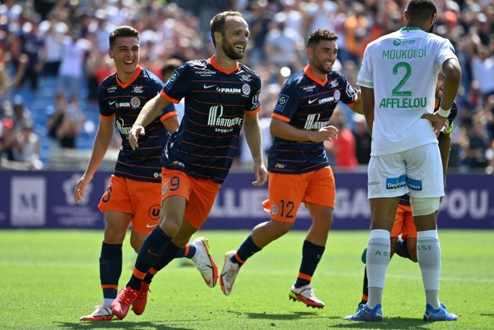 Montpellier étouffe Saint-Etienne et lance sa saison. afp