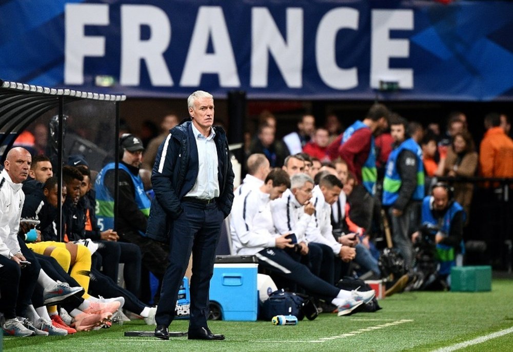 Le sélectionneur de l'équipe de France Didier Deschamps. AFP
