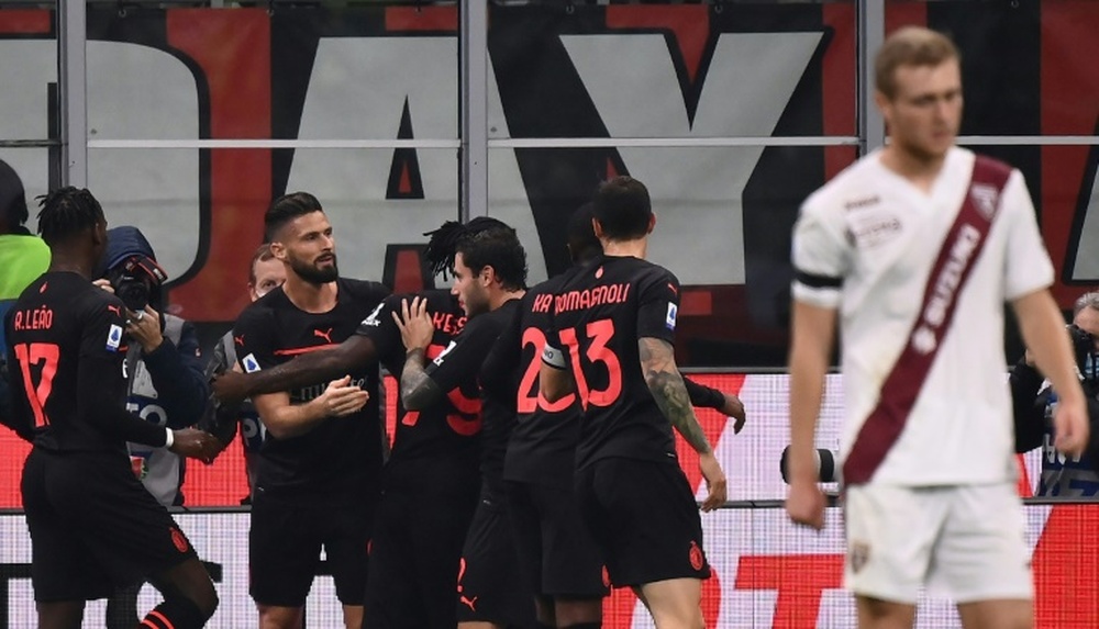 Giroud buteur. AFP