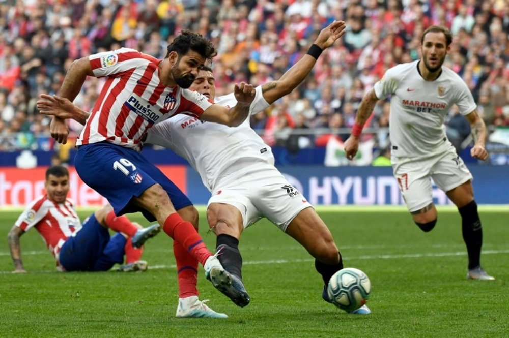 L'Atlético accroché 2-2 par Séville à 4 jours de la C1. AFP