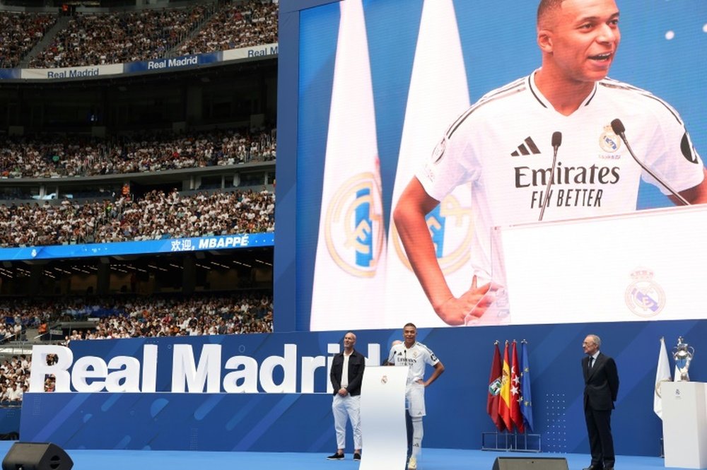 La quête débute pour Mbappé au Real Madrid avec la Supercoupe d'Europe. AFP