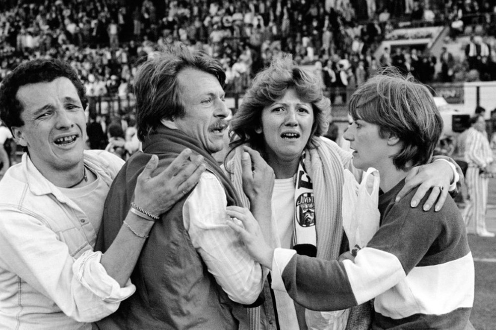 Le drame de Heysel. AFP
