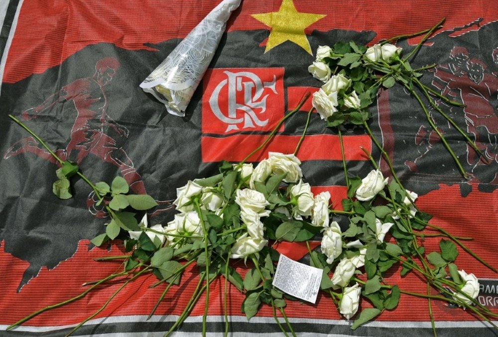 Flamengo condamné à indemniser les familles des victimes de l'incendie. AFP