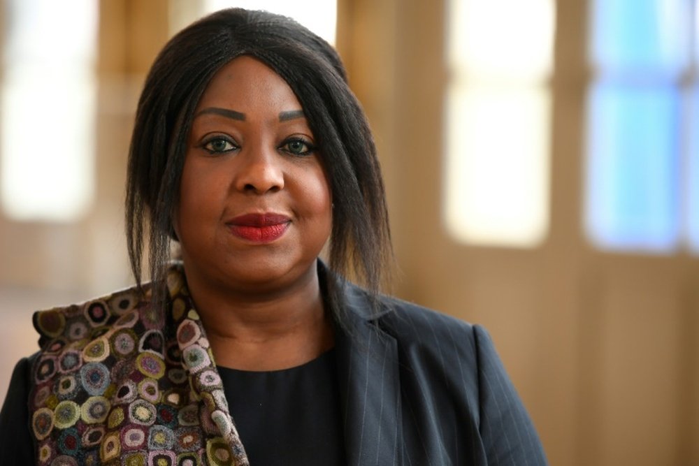 Fatma Samoura, secrétaire générale de la Fédération internationale du football. AFP