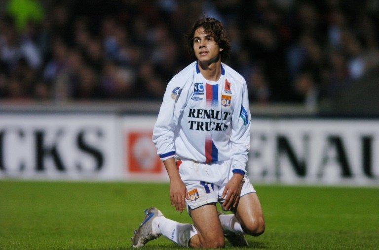 Nilmar lors d'un match contre Strasbourg. AFP