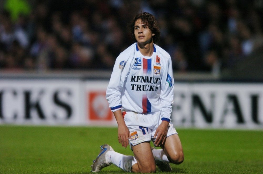 Nilmar lors d'un match contre Strasbourg. AFP