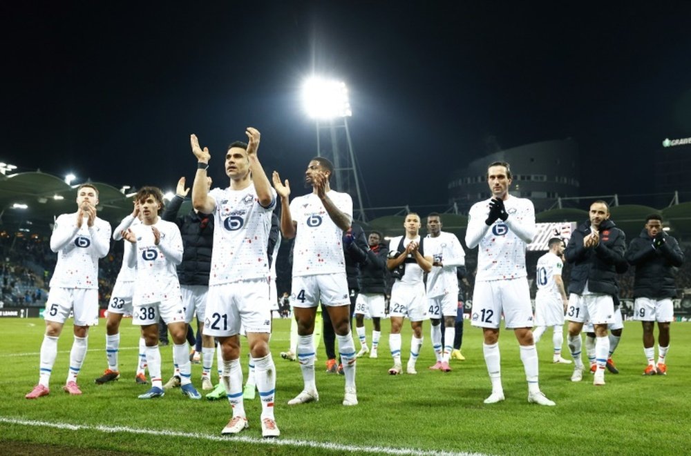 Lille à un match d'un quart historique. afp