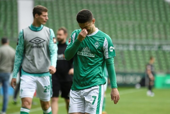 Le Werder Brême relégué après 41 ans dans l'élite