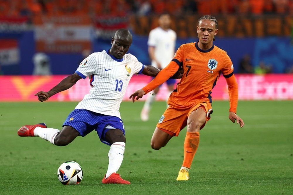 Ngolo Kanté, comme si de rien n'était. AFP