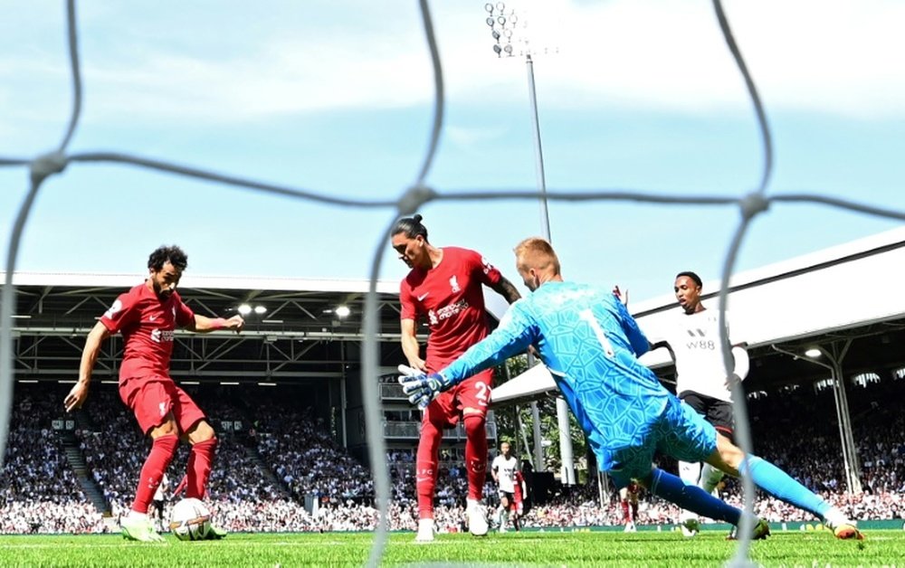 Liverpool, bousculé à Fulham, accroche le nul. AFP