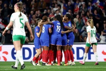 L'équipe de France féminine s'est un peu rassurée en battant timidement l'Irlande (1-0) grâce à un but de Katoto lors du premier match de qualification pour l'Euro-2025, prenant la tête de leur groupe.