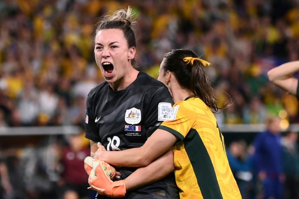 Mackenzie Arnold, le mur de brique. AFP