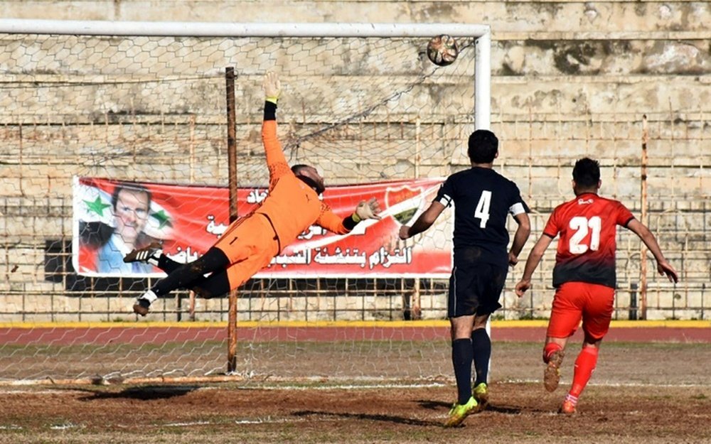 En Syrie, le football éprouvé par la dégringolade de la monnaie nationale. afp
