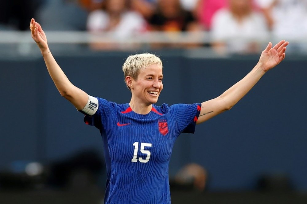 Megan Rapinoe, le sens du but et de l'engagement. afp