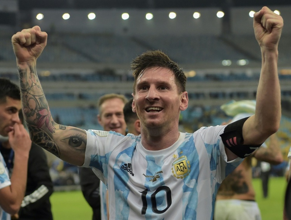 Messi est arrivé à Caracas pour le match contre le Venezuela. AFP