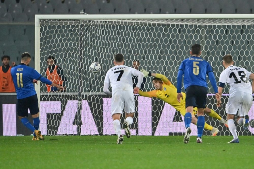 Facile victoire d'une Italie bis contre l'Estonie. afp