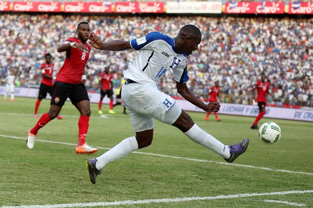 Honduras venció por 3-1 a Trinidad y Tobago. EFE