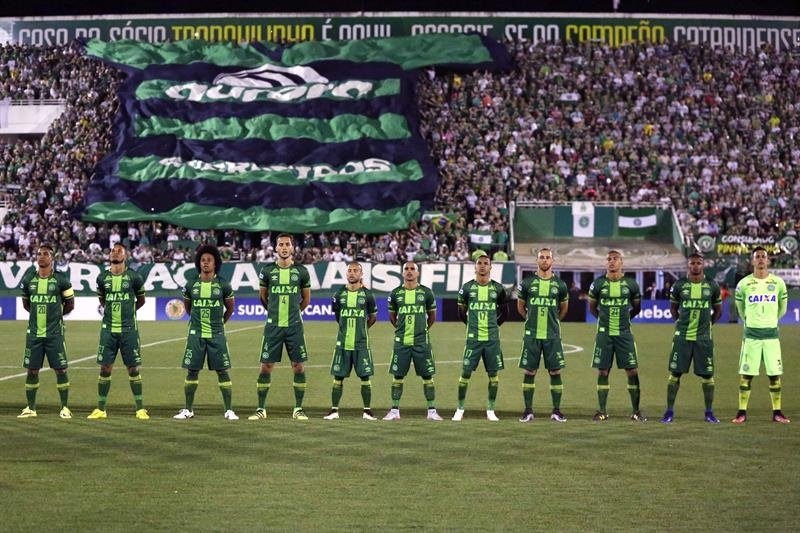 Fotografía de archivo del equipo Chepecoense de Brasil. EFE/Archivo