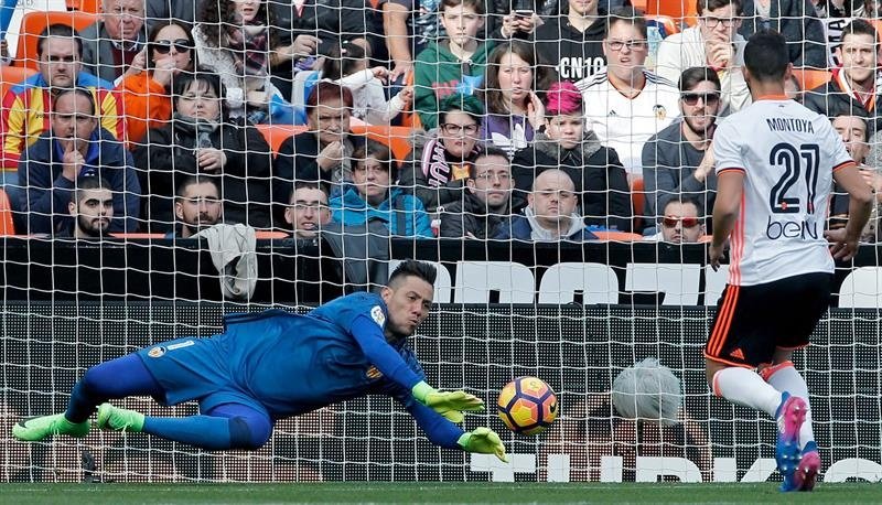 El Valencia dejó su meta a cero en Mestalla por primera vez desde abril