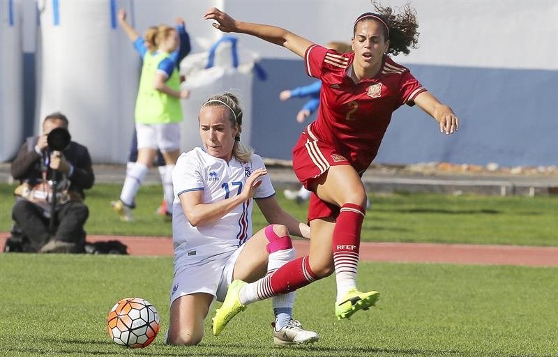España se mete en la final de la Copa Algarve tras firmar las tablas con Islandia